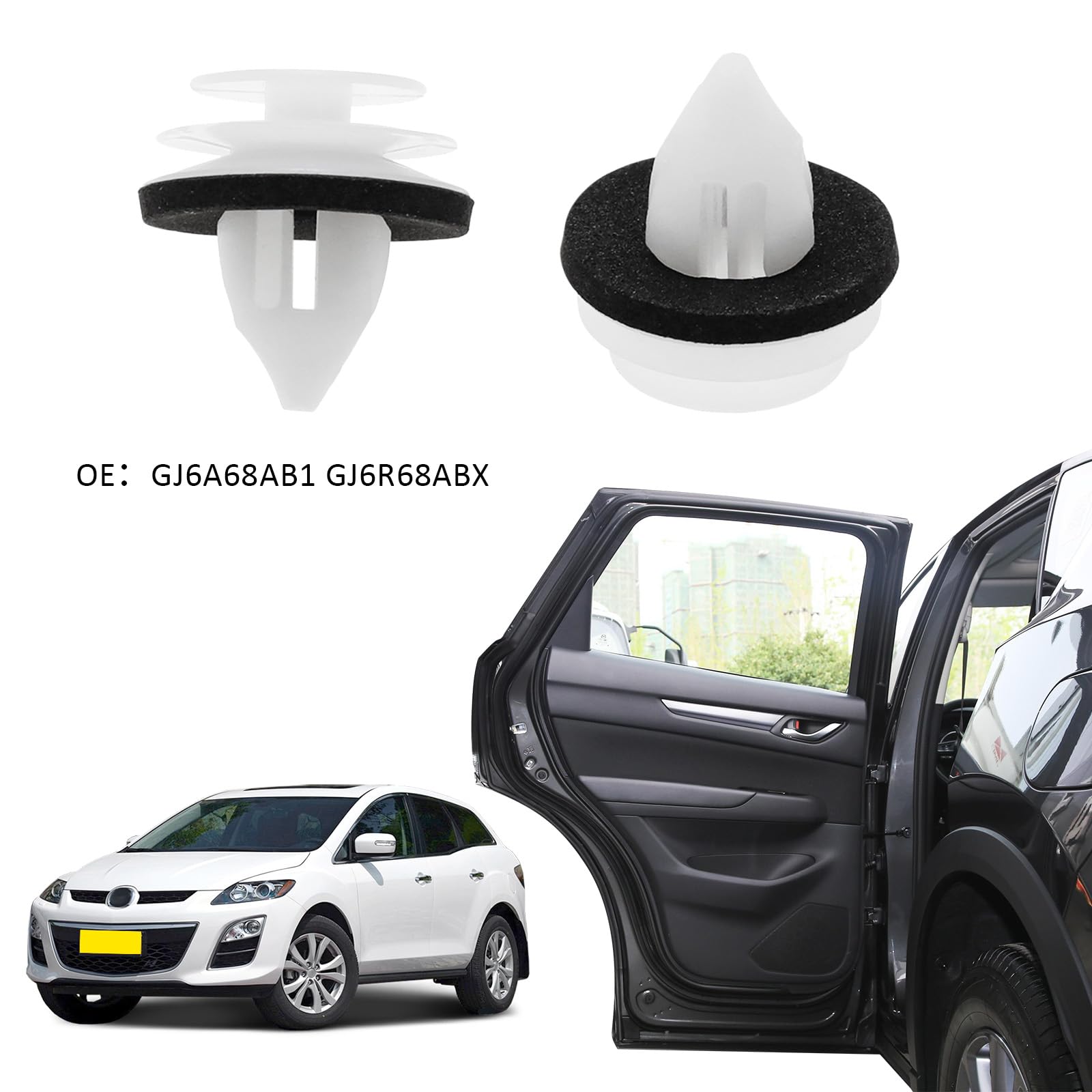 Amazon.com: ECSiNG 30pcs Car Door Trim Panel Clips GJ6A68AB1